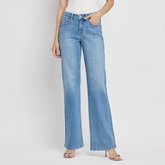 NWT Flying Monkey 90’s High Rise Vintage Flare Jeans - Picture 10 of 15